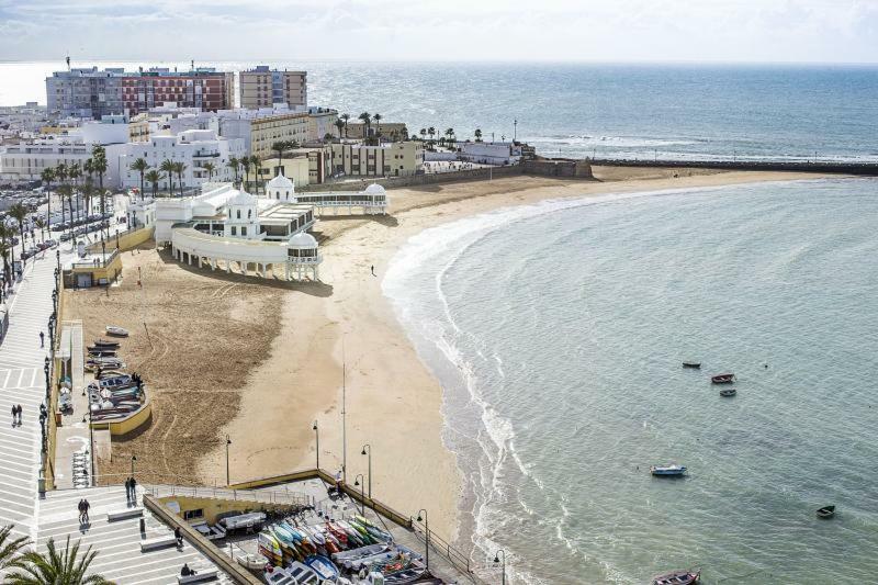 Caleta Beach Cádiz Exteriér fotografie